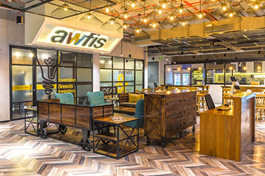 Co-working space with awfis-1